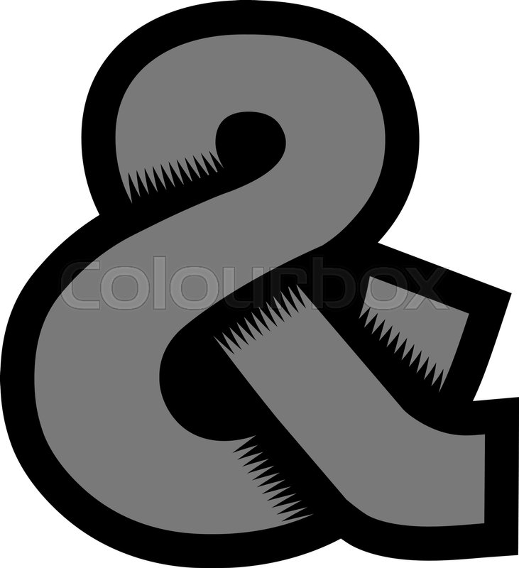 731x800 Ampersand Vector Icon Stock Vector Colourbox