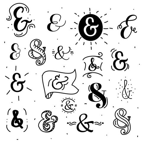 490x490 Ampersands Vector