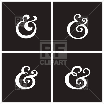 400x400 Collection Of Elegant Ampersand Vector Image Vector Artwork Of