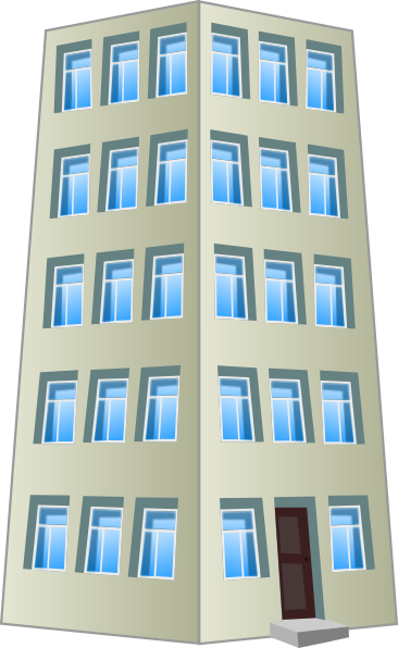 366x596 Collection Of Free Vector Apartments Clipart. Download On Ubisafe
