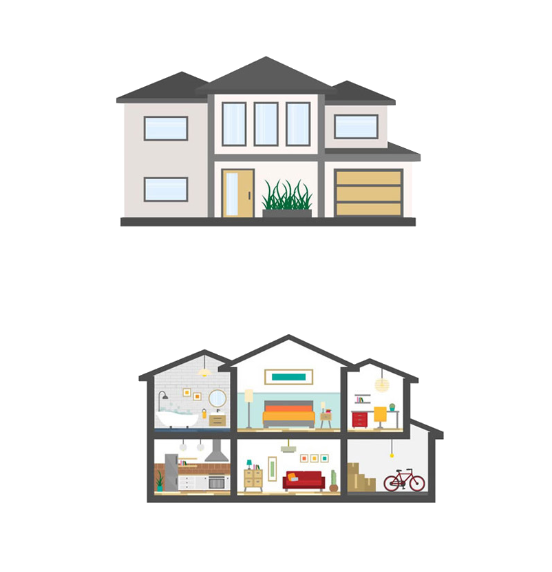 802x830 Collection Of Free Vector Apartments Home Improvement. Download On