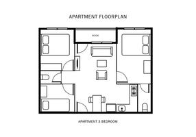 286x200 Apartments Free Vector Art