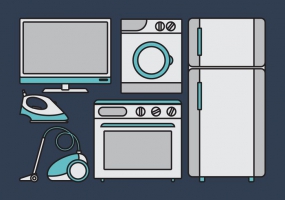 285x200 House Appliances Free Vector Graphic Art Free Download (Found