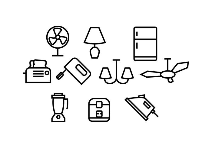 700x490 Free Home Appliances Icon Vector