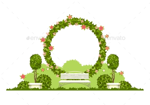 590x415 Wedding Arch Vector By Marrishuannna Graphicriver