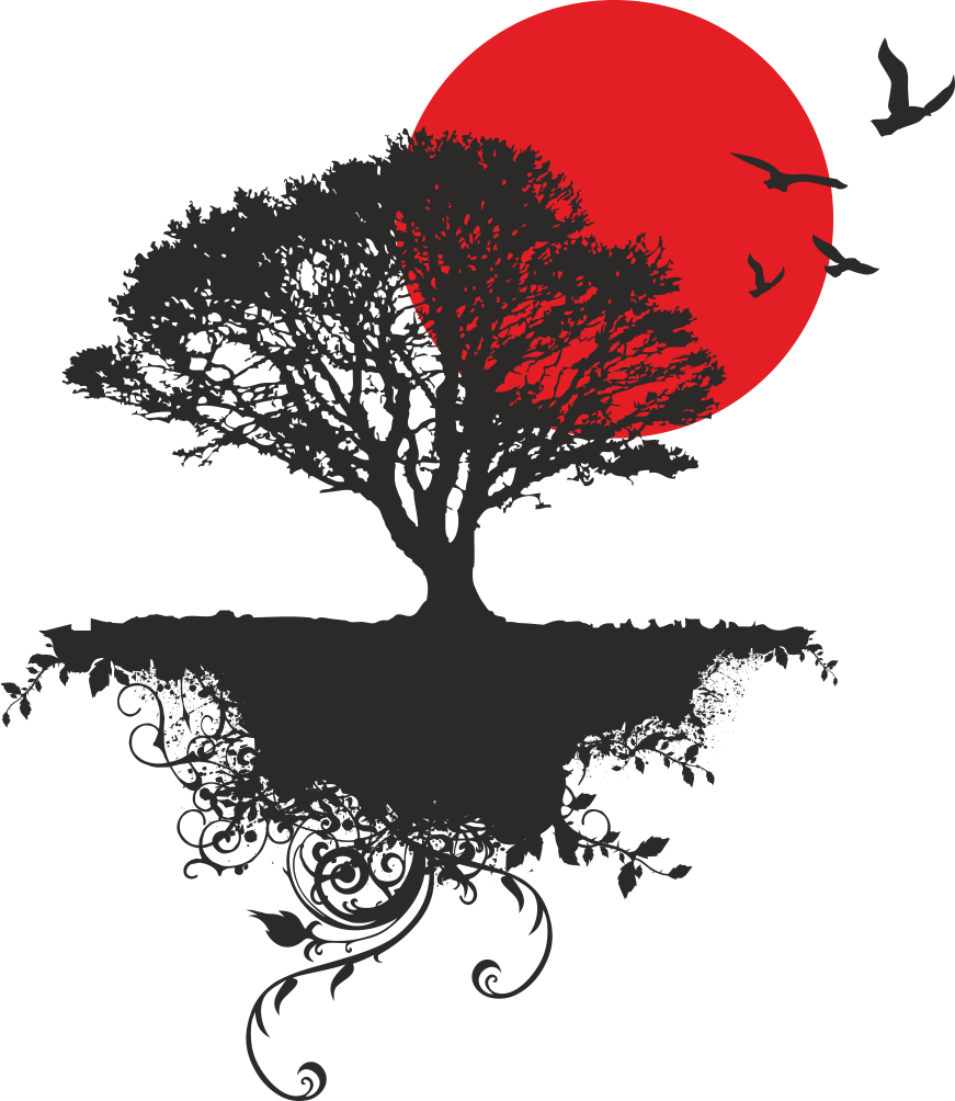 871x1004 Japanese Tree Vector Art Free Vector Download