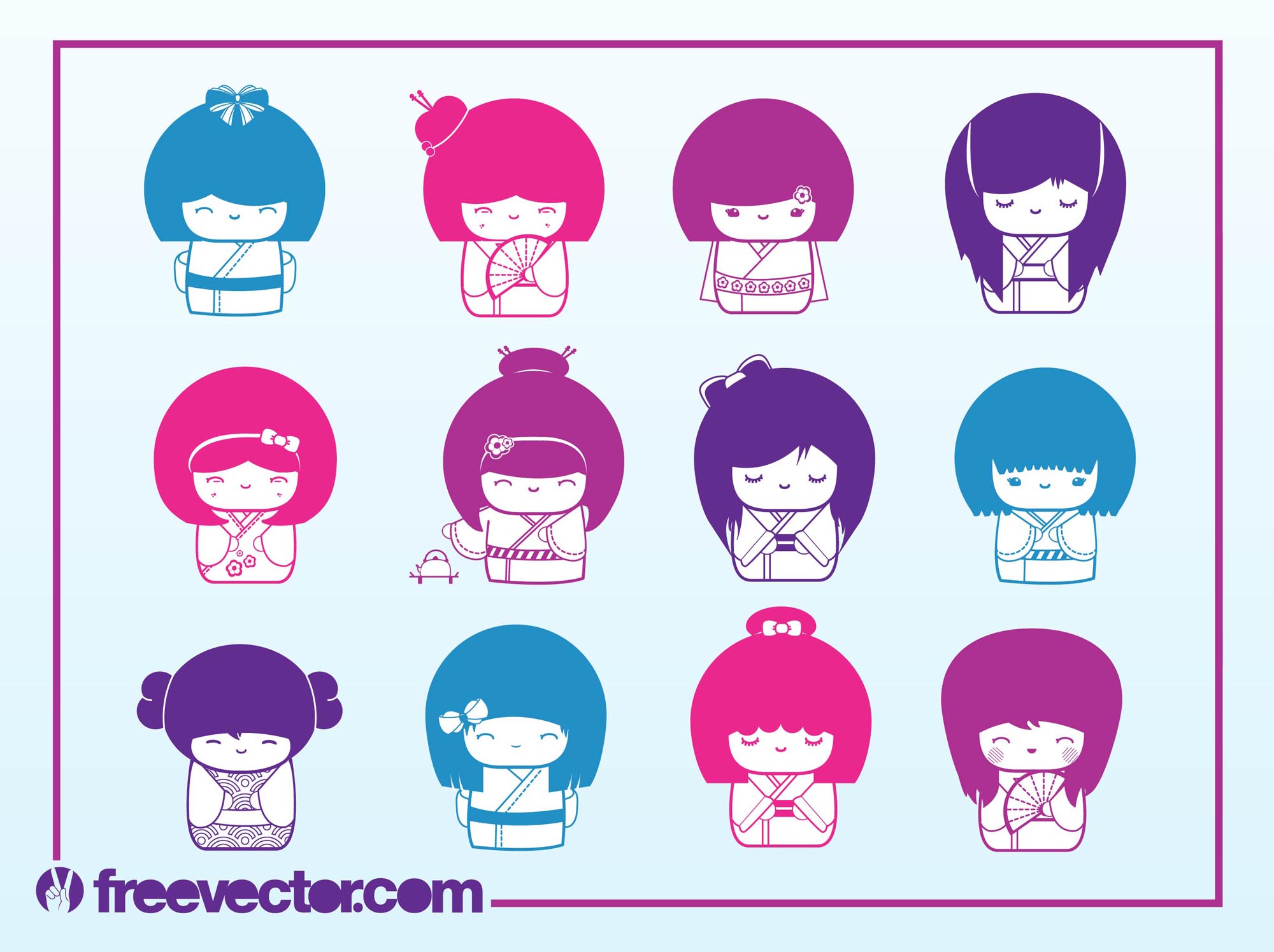 2000x1495 Japanese Characters Vector Art Amp Graphics