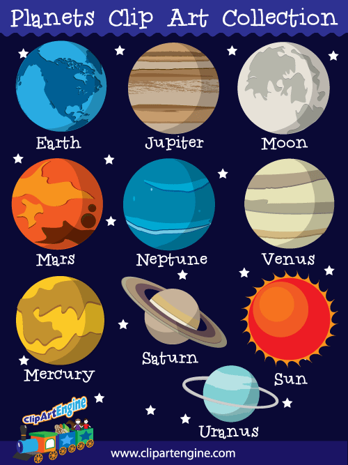 500x667 Our Planets Clip Art Collection Is A Set Of Royalty Free Vector