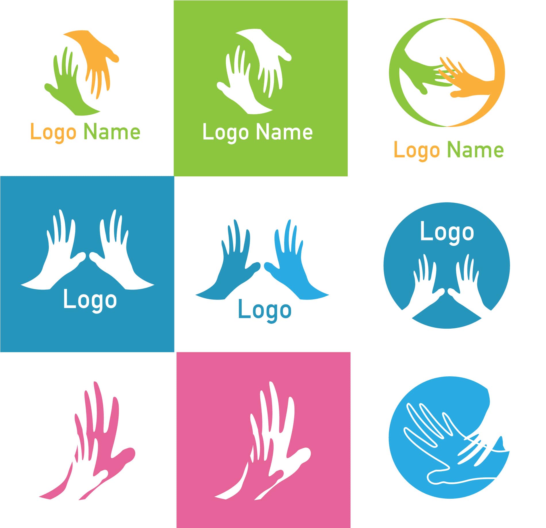 1900x1838 Hand Vector Logos Various Free Vector Art Download
