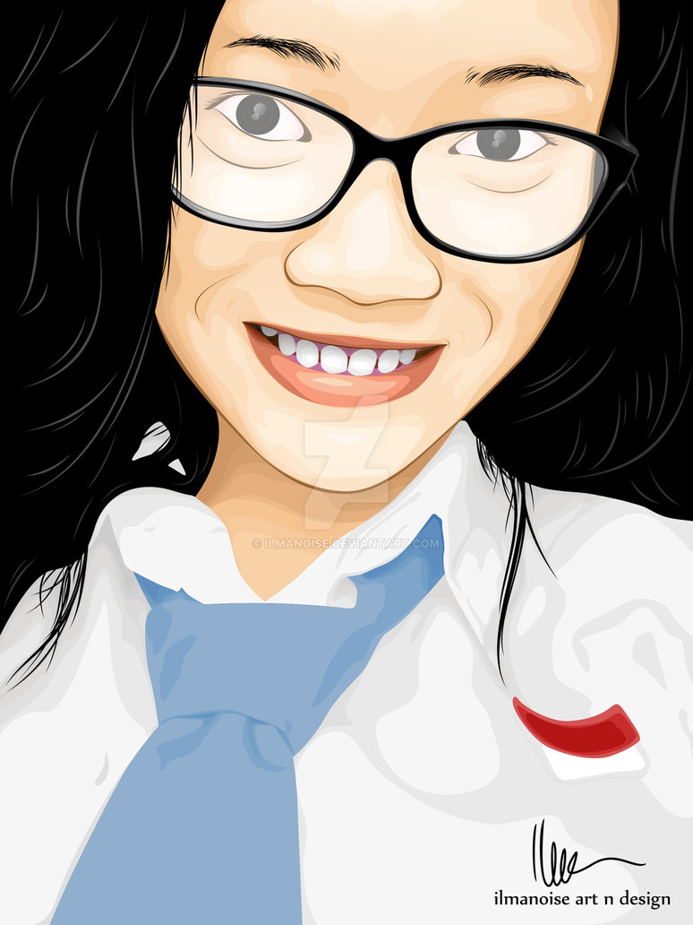 774x1032 Vector Art Vector Face Portraits Nada Aulia By Ilmanoise On