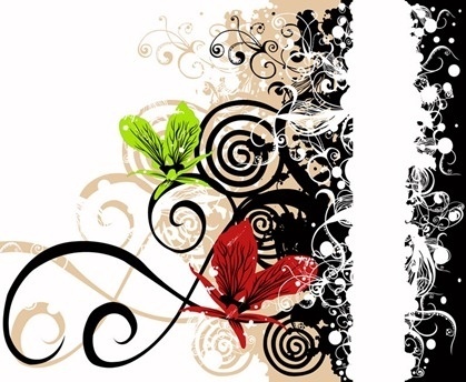 419x344 Vector Floral Pattern Free Vector Download (23,457 Free Vector