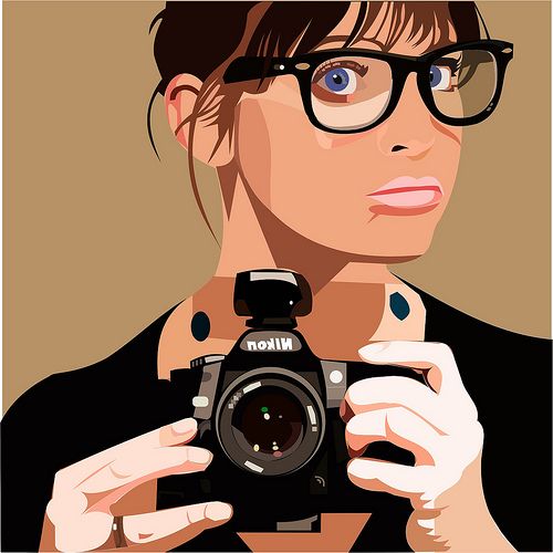 500x500 29 Best Portrait Vector Images Digital Illustration