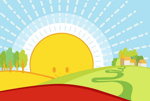 500x339 40 Stunning Vector Landscape Illustrations