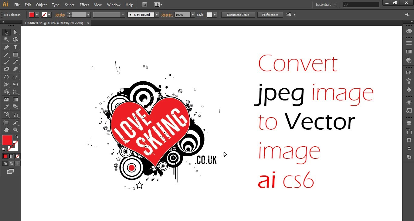 1364x728 How To Convert A Jpeg Into Vector In Illustrator Cs 6