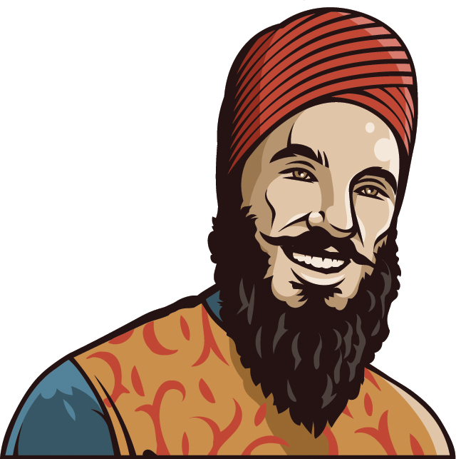 640x643 Srdjan Vidakovic Vector Portraits Indian Restaurant Good