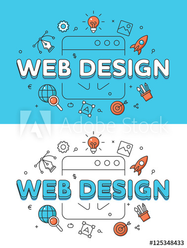 378x500 Linear Flat Web Design Word Program Window Vector Art Technology