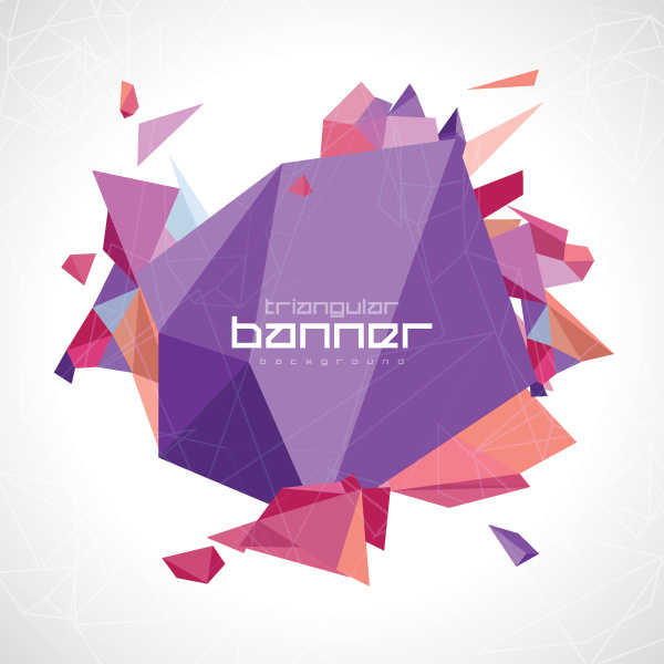 600x600 Origami Geometric Shapes Art Background Vector Free Vector In