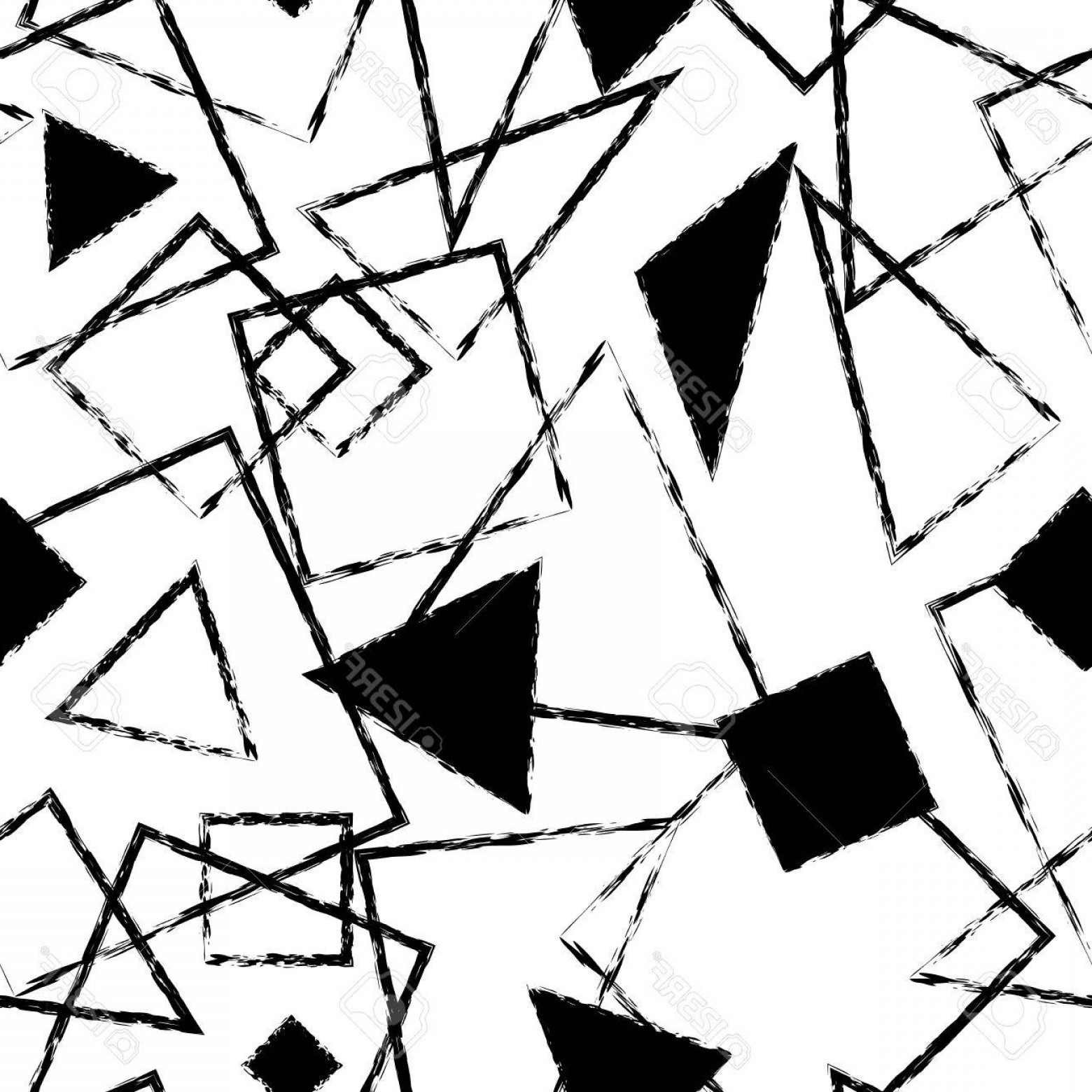 1560x1560 Black And White Vector Shapes Arenawp
