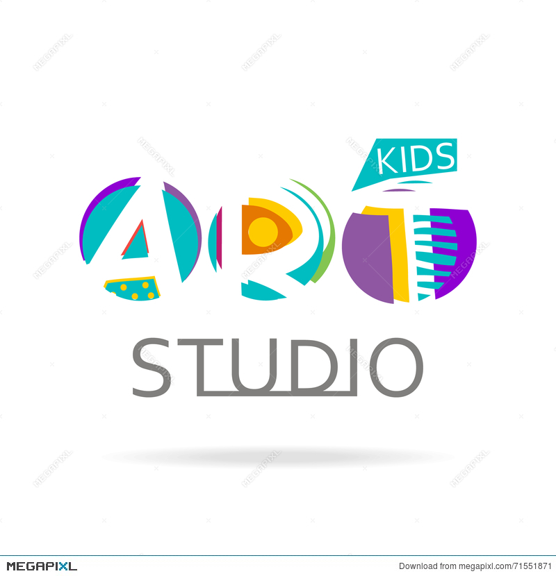 800x830 Logo Design Template For Kids Art Studio, Gallery, School Of The