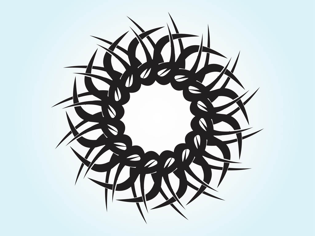 1024x769 Round Tattoo Design Vector Art Amp Graphics