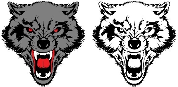 574x280 Wolf Free Vector Download (118 Free Vector) For Commercial Use