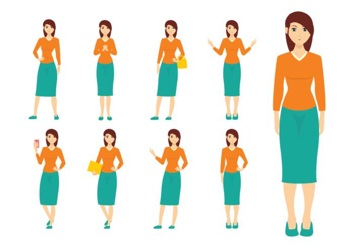 700x490 Woman Free Vector Art
