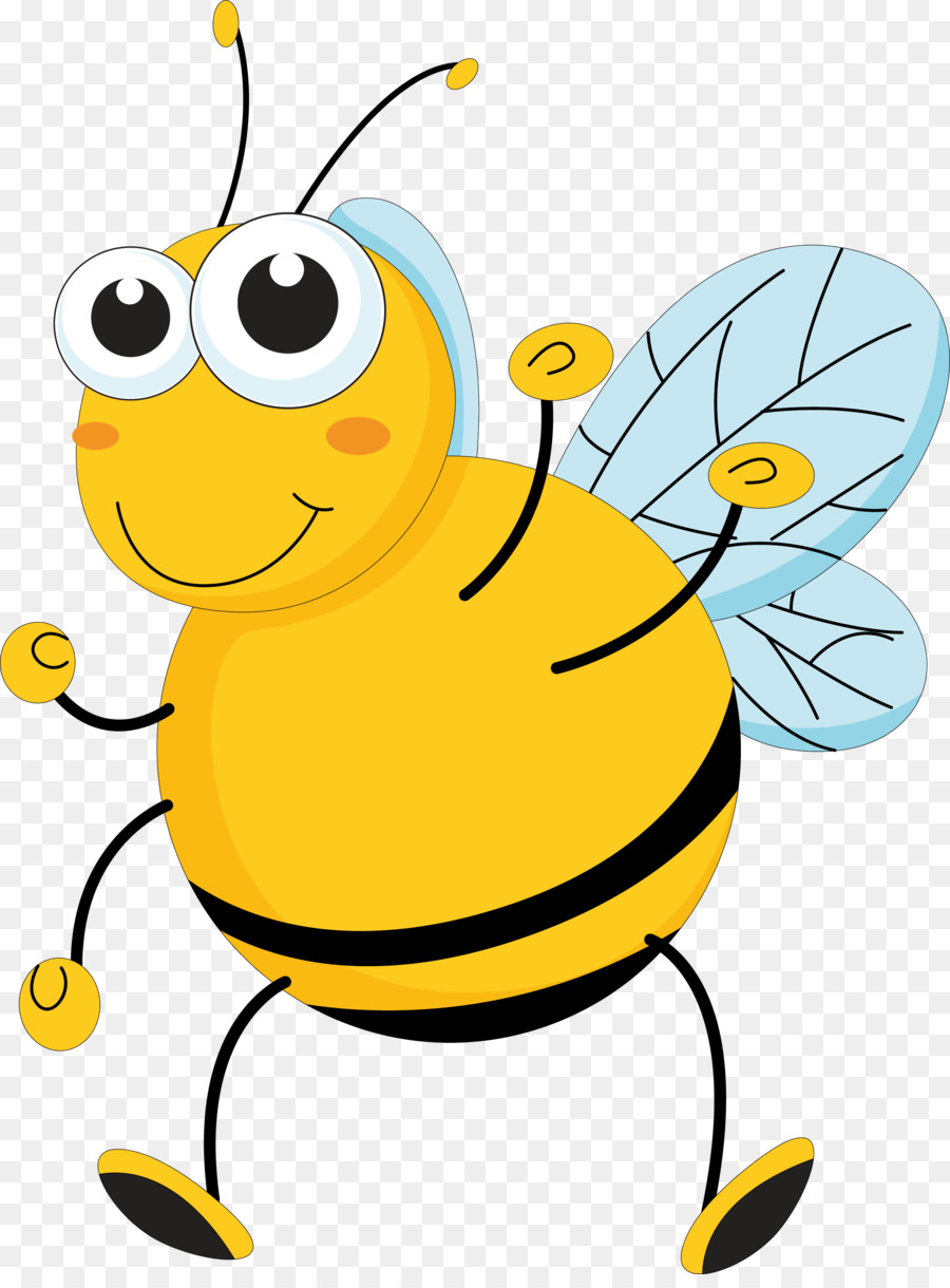 900x1220 Vector Graphics Bee Illustration Cartoon Image