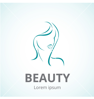 380x400 Vector Artwork Logos Sign Of A Woman Face Logo Template Vector