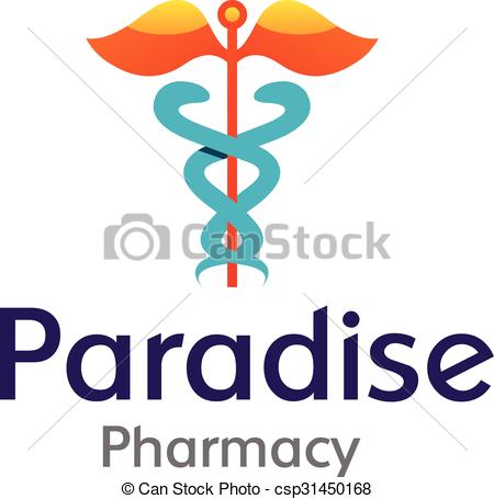 450x455 Vector Pharmacy Logo. Vector, Illustration, Cartoon, Logo