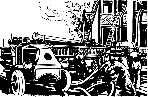 600x392 Automobile Fire Engine Clip Art Free Vector 4vector