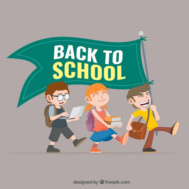 626x626 Back To School Flag Vector Free Download