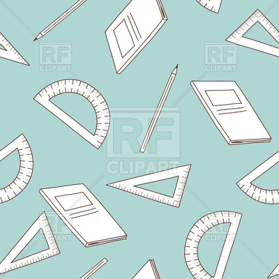400x400 Back To School Seamless Background With Education Icons Vector