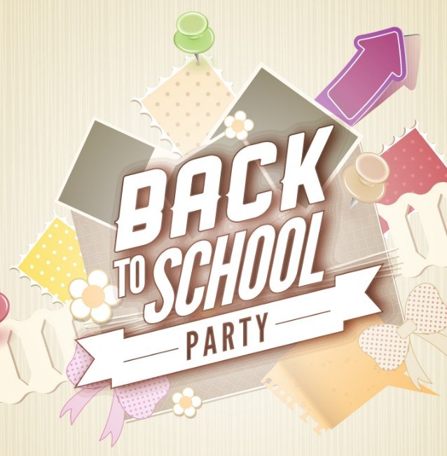 638x651 Free Back To School Party Flyer Template Vector