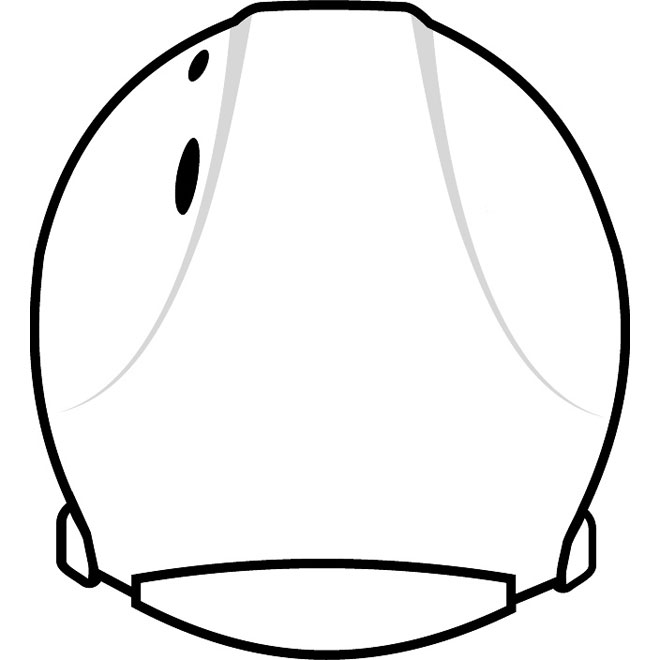 660x660 Revolution Helmet Vector Back View