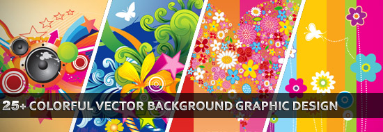 550x190 25 Colorful Vector Background Graphic Designs Vector Graphic