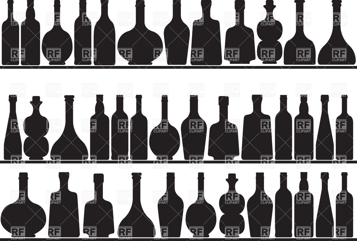 1200x811 Silhouettes Of Bottles