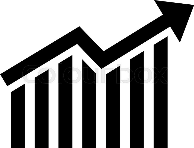 800x608 Bar Graph Vector Icon Stock Vector Colourbox
