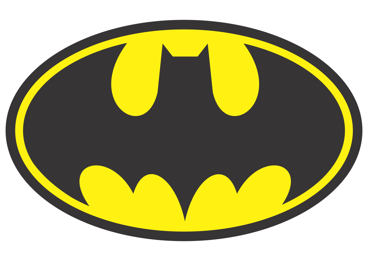 1269x900 Batman Logo Vector