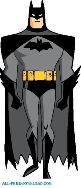 258x600 Batman 003 Free Vector In Encapsulated Postscript Eps ( .eps
