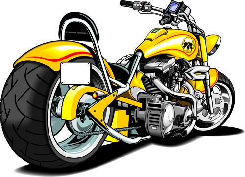 500x363 Vector Motorcycle Free Download