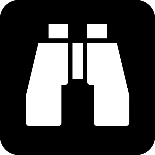 600x600 Binoculars Clip Art Free Vector In Open Office Drawing Svg ( .svg