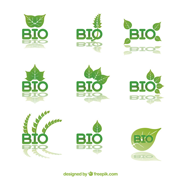 626x626 Bio Logos Collection Vector Free Download