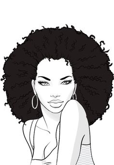 236x340 African American Woman Clipart Group With Items