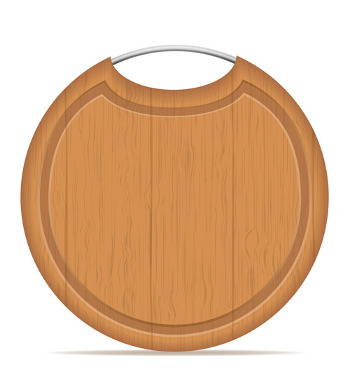 500x553 Wooden Cutting Board Vector Design Set 08 Free Download