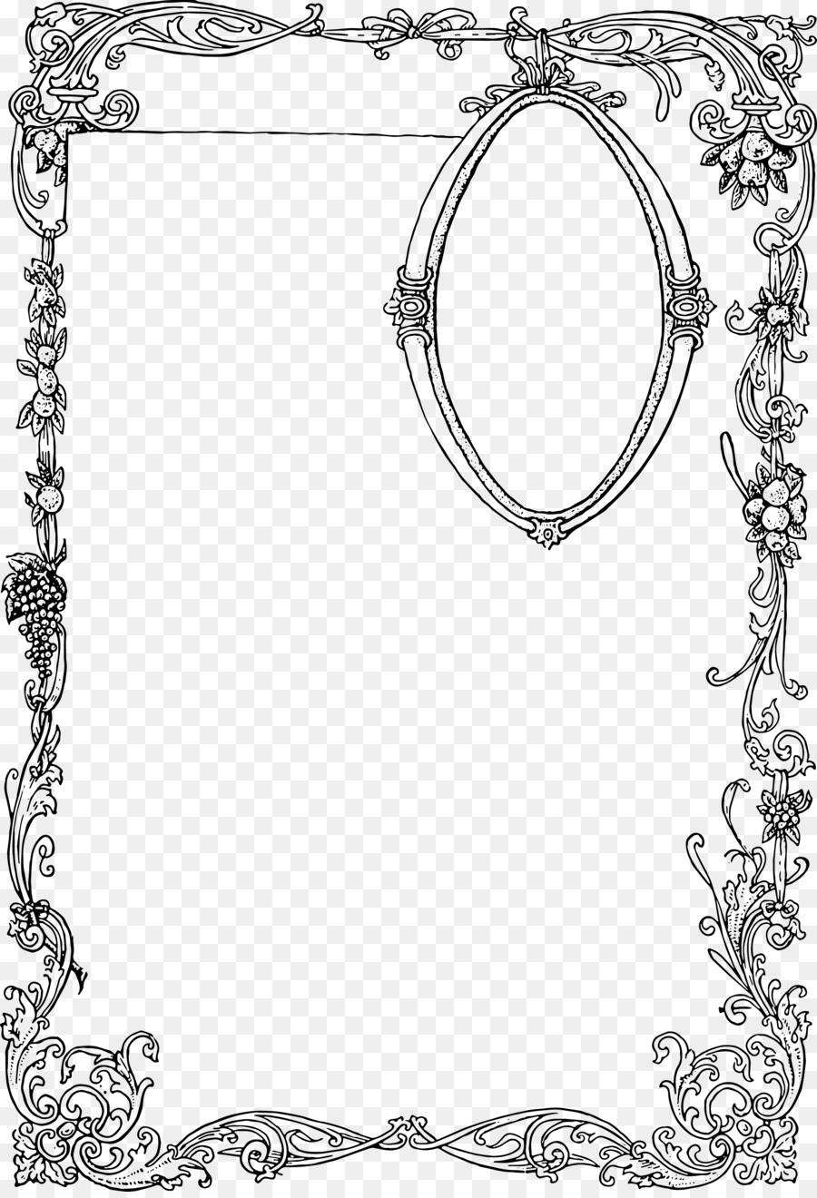 900x1320 Borders And Frames Ornament Picture Frames Clip Art