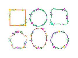 268x200 Flower Border Free Vector Art 9,477 Free Downloadable Files