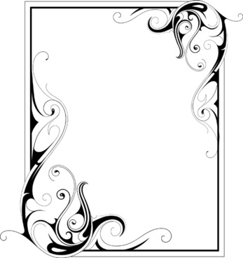 347x368 Simple Border Frame Design Free Vector Download (10,133 Free