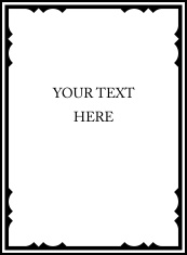 173x235 Vector Border Frame Stock Vector