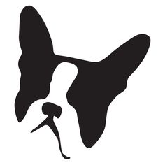 236x236 Boston Terrier Clipart Vector