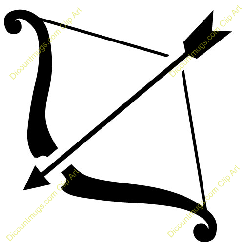 500x500 Bow And Arrow Clipart